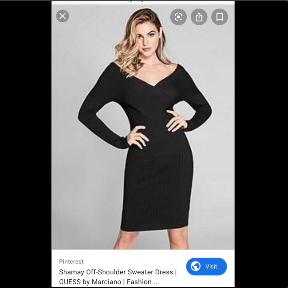 Guess by Marciano off the shoulder sweater dressXS